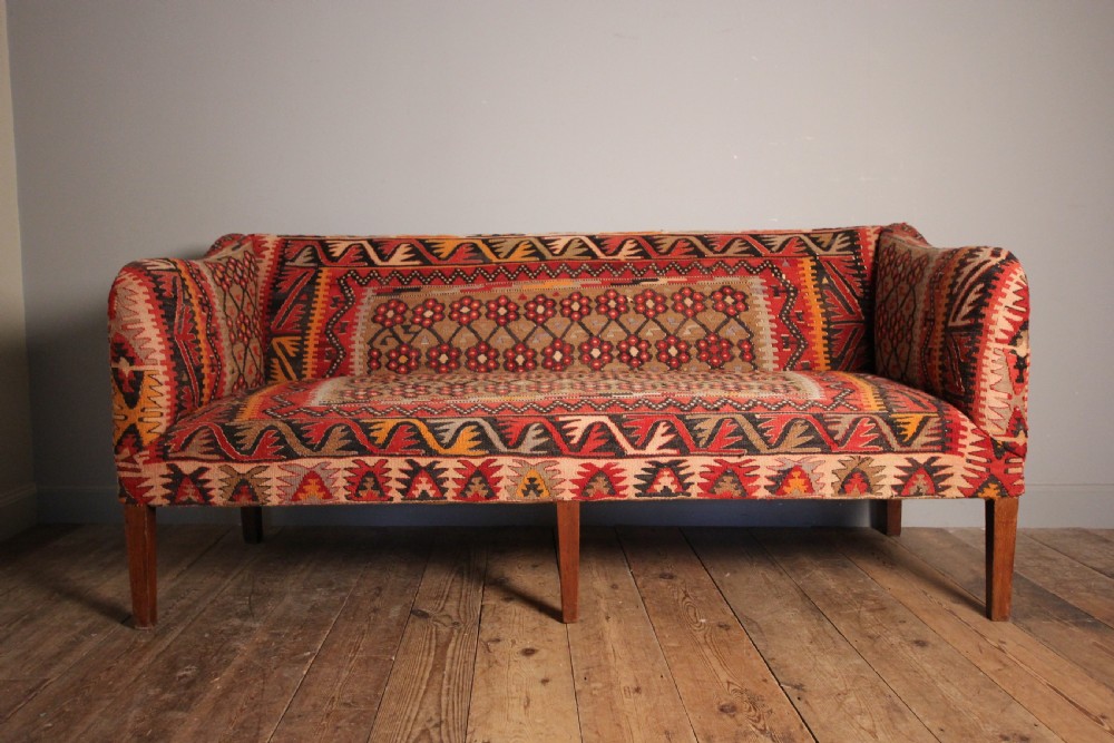 Stunning 19th C. Kilim Sofa View II