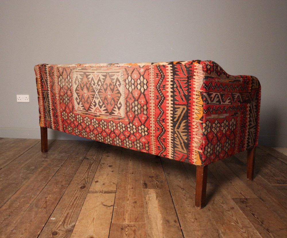 Stunning 19th C. Kilim Sofa View IV