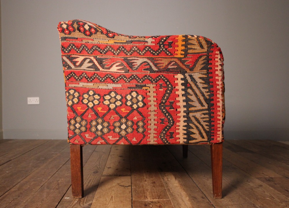 Stunning 19th C. Kilim Sofa View V