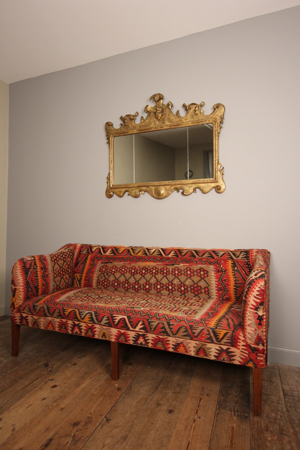 Beautiful George II Style Giltwood Mirror View III