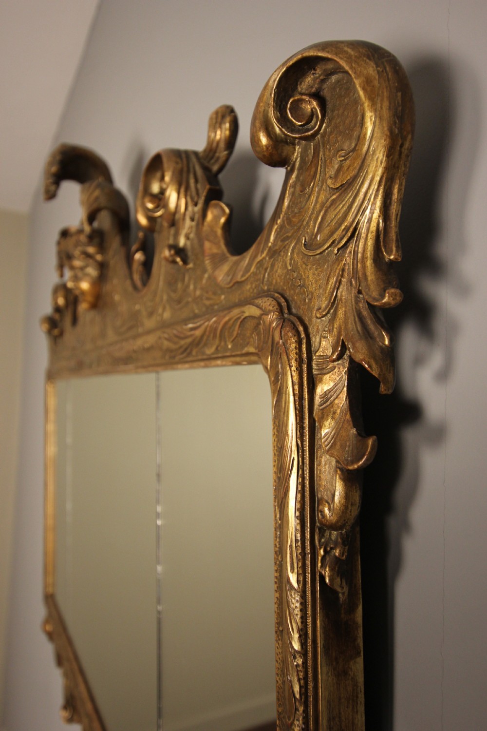 Beautiful George II Style Giltwood Mirror View V