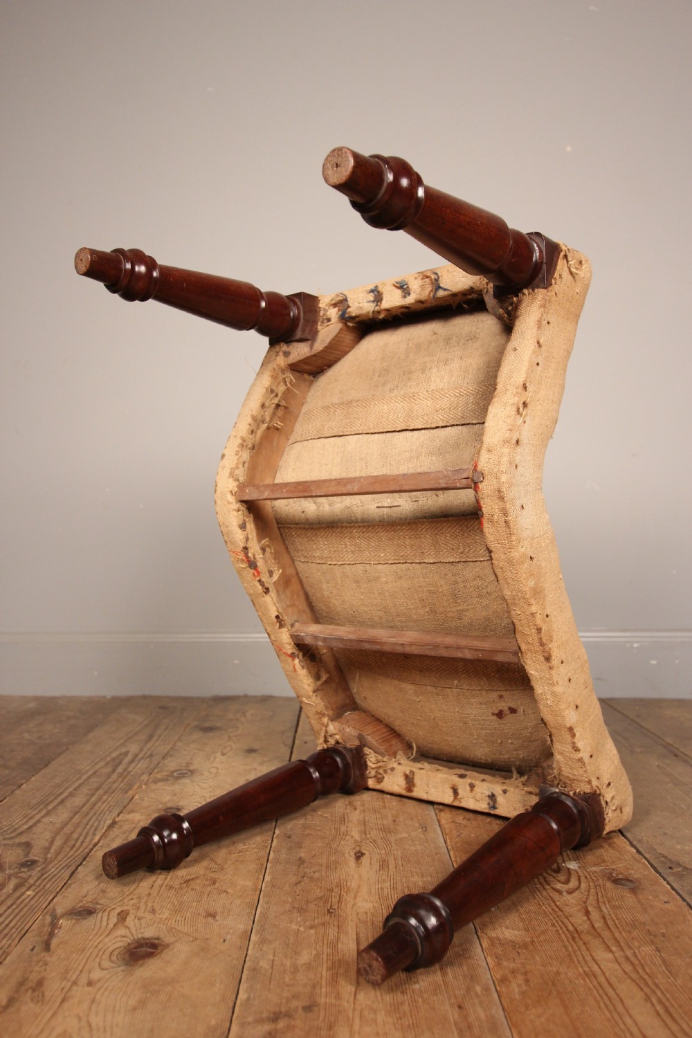 George IV Mahogany Gout Foot Stool View V