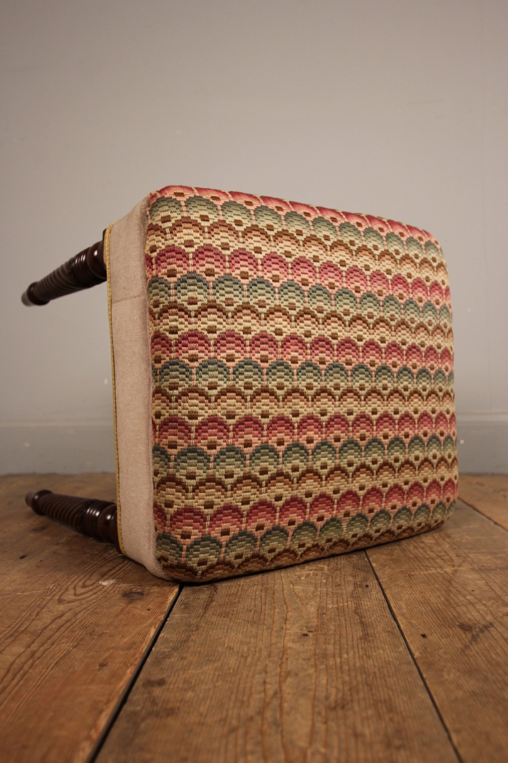 Scottish Mahogany Dressing Table Stool View VI