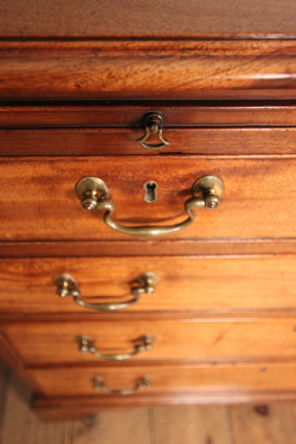 Small 18th C. Mahogany Chest of Drawers View III