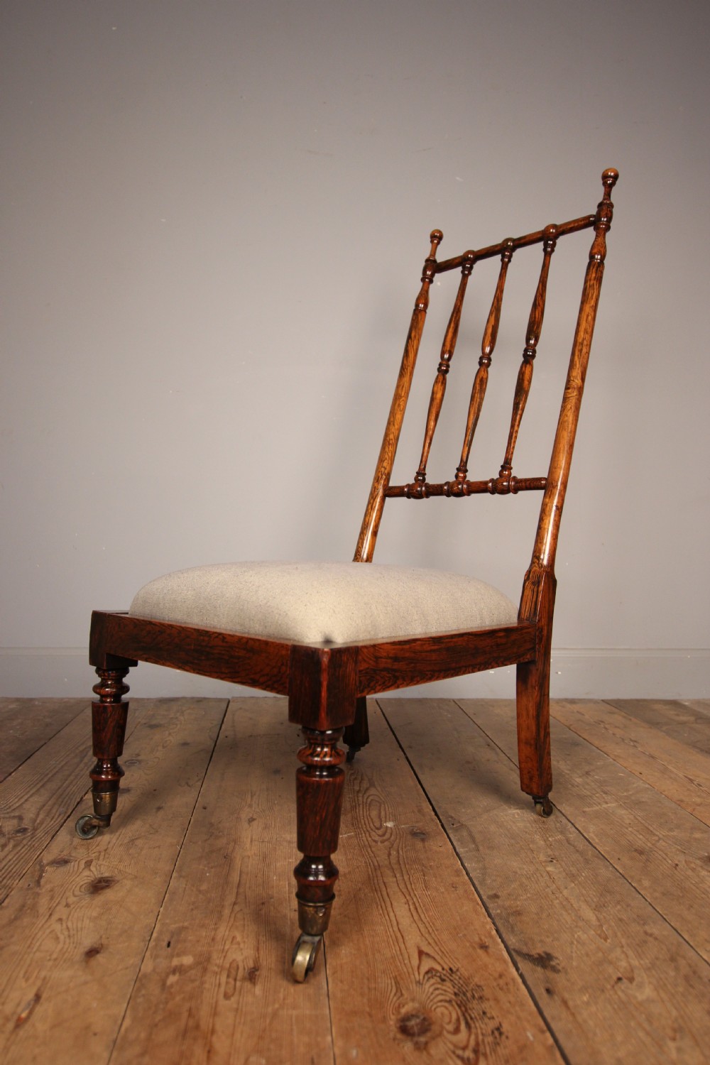 Small and Stylish Rosewood Occasional Chair