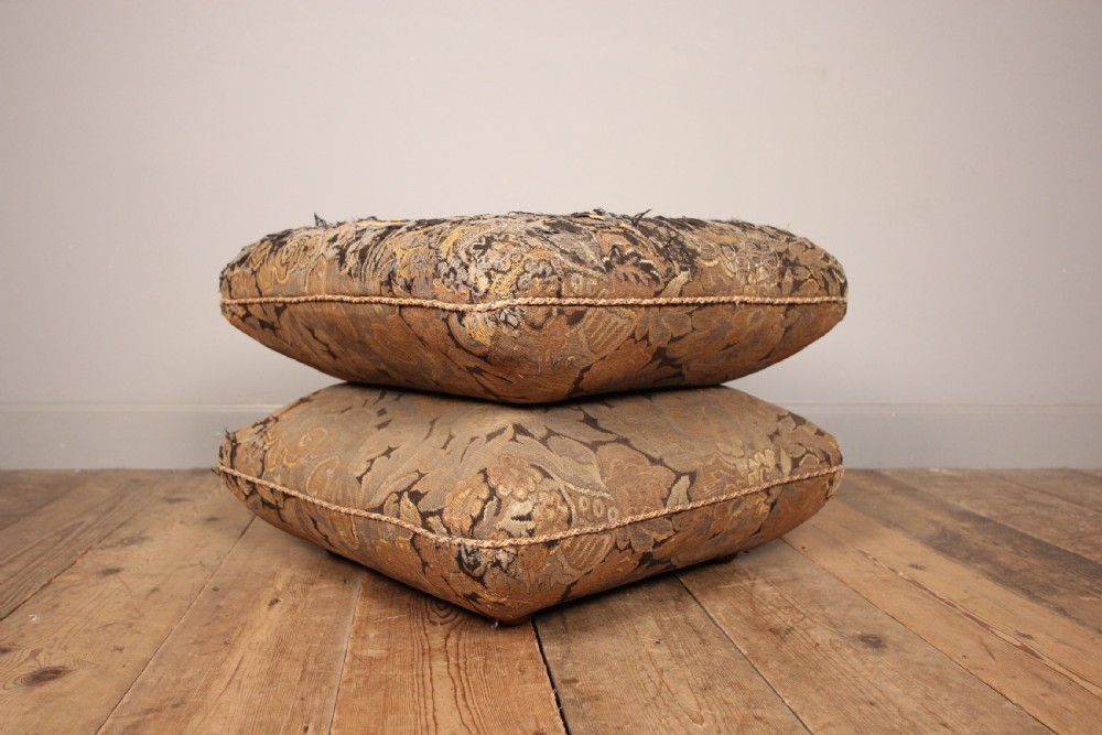 19th C Country House Cushion Stool
