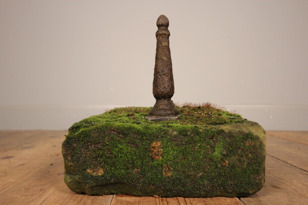 Characterful 19th C Yorkstone Boot Scrape View II
