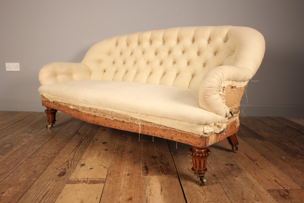 Gillows Small Walnut Sofa View III
