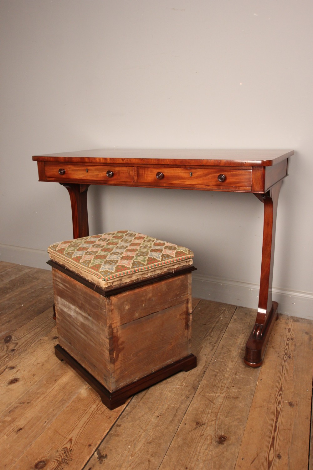 Beautiful 19th C Ottoman Box Stool View V