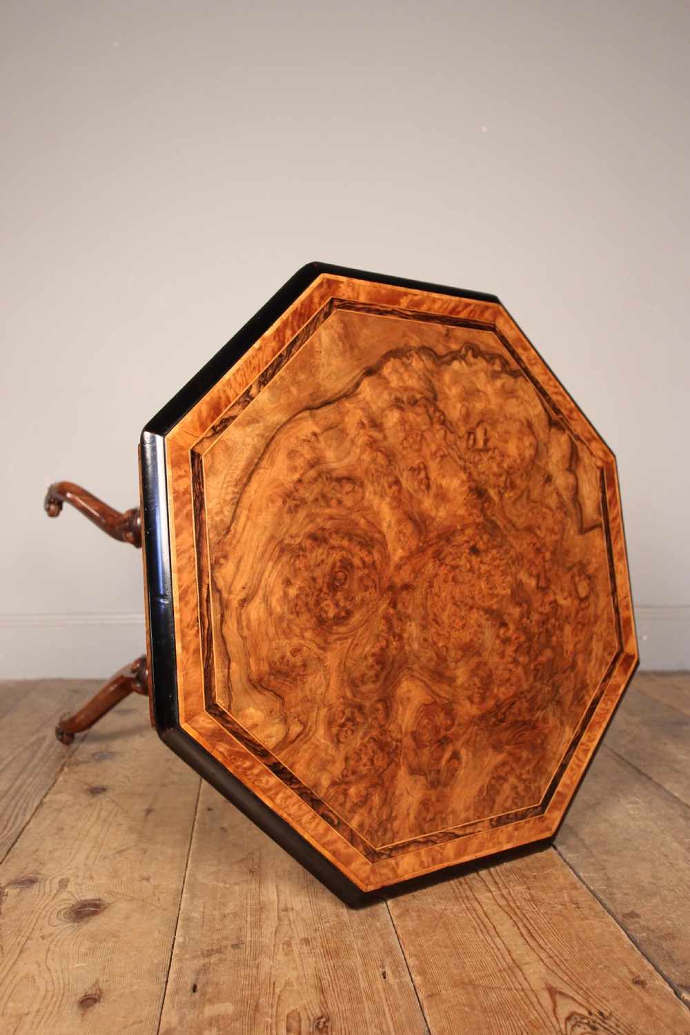 Beautiful Burr Walnut Occasional Table View IV