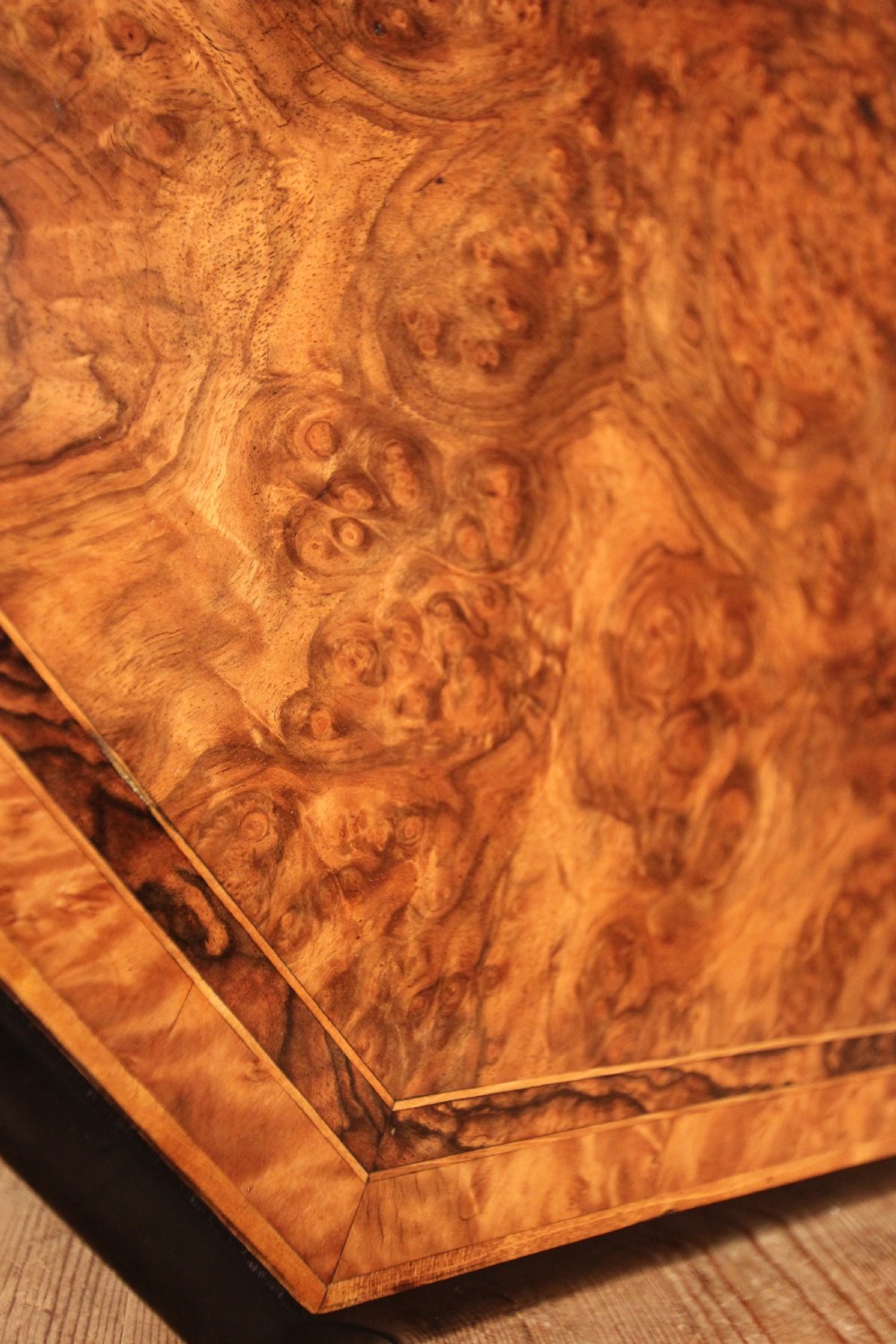 Beautiful Burr Walnut Occasional Table View VII