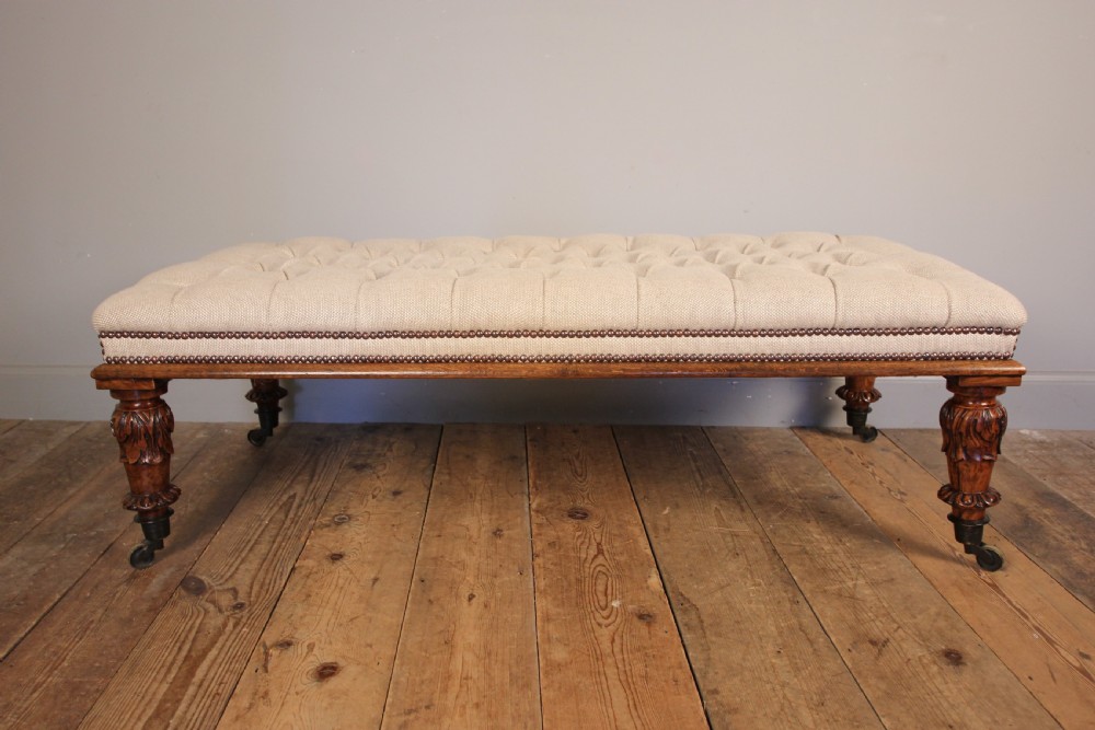 Stunning Oak Centre Stool View IV