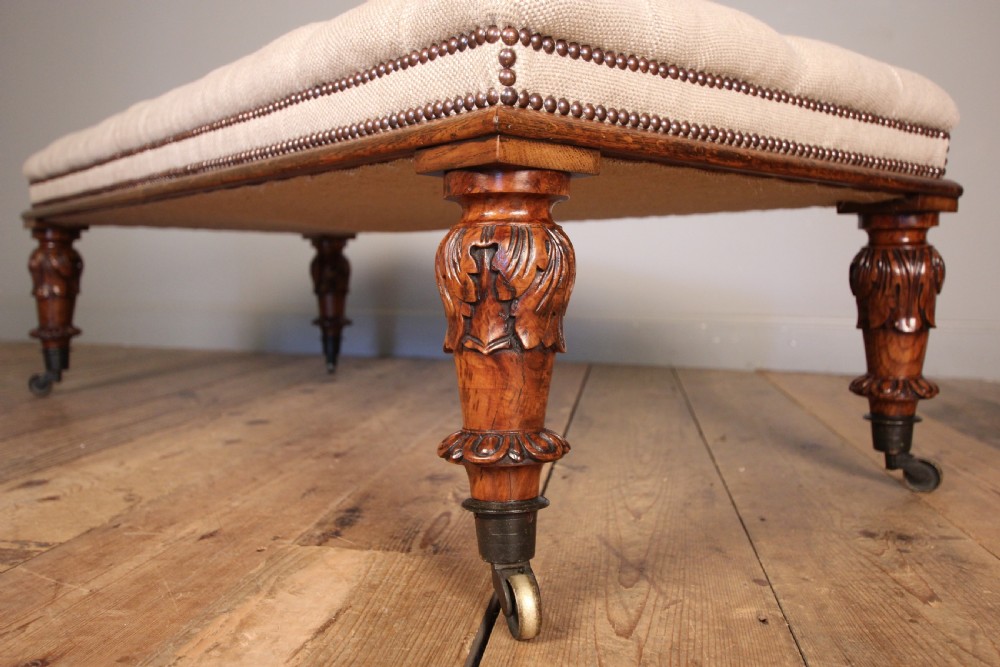 Stunning Oak Centre Stool View VI