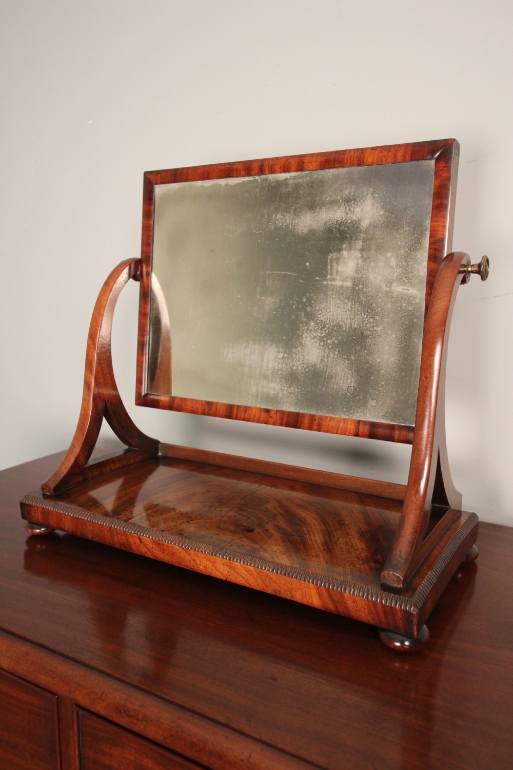 Superb Small Regency Table Top Mirror