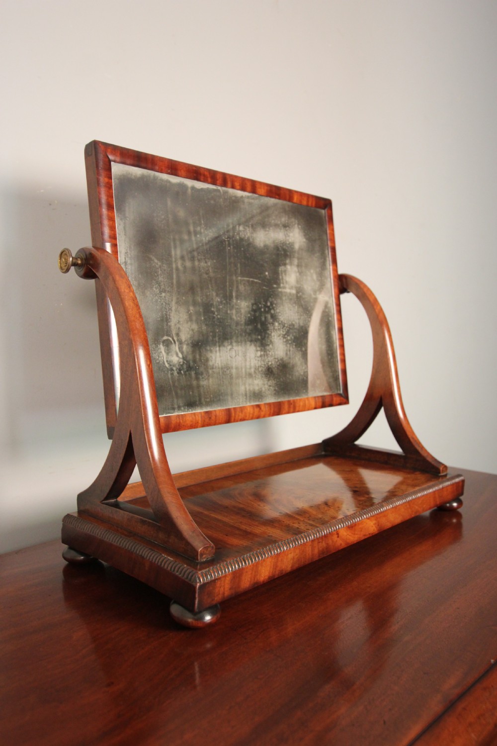 Superb Small Regency Table Top Mirror View II