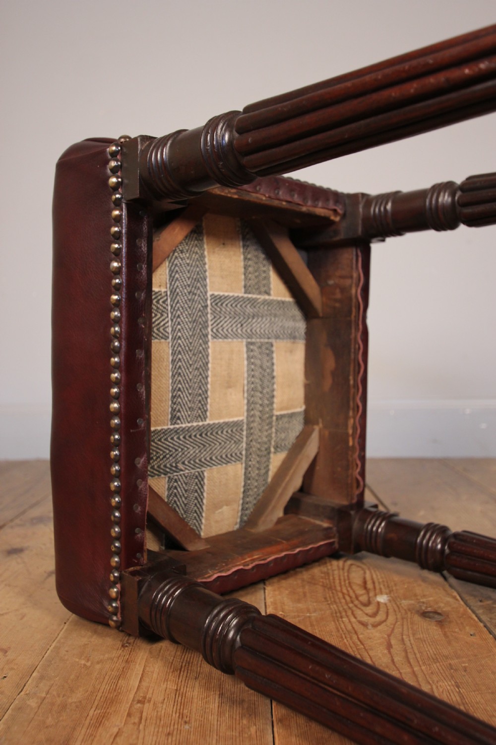 Gillows Mahogany Dressing Stool View IV