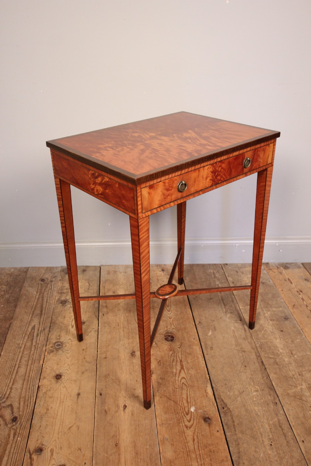 Fine 19th C. Satinwood Side Table View VI