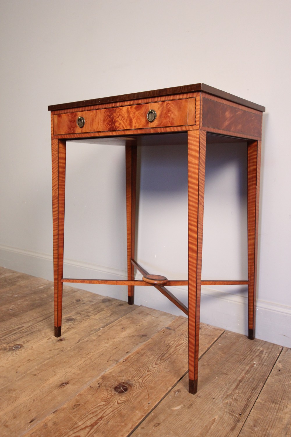 Fine 19th C. Satinwood Side Table View VII
