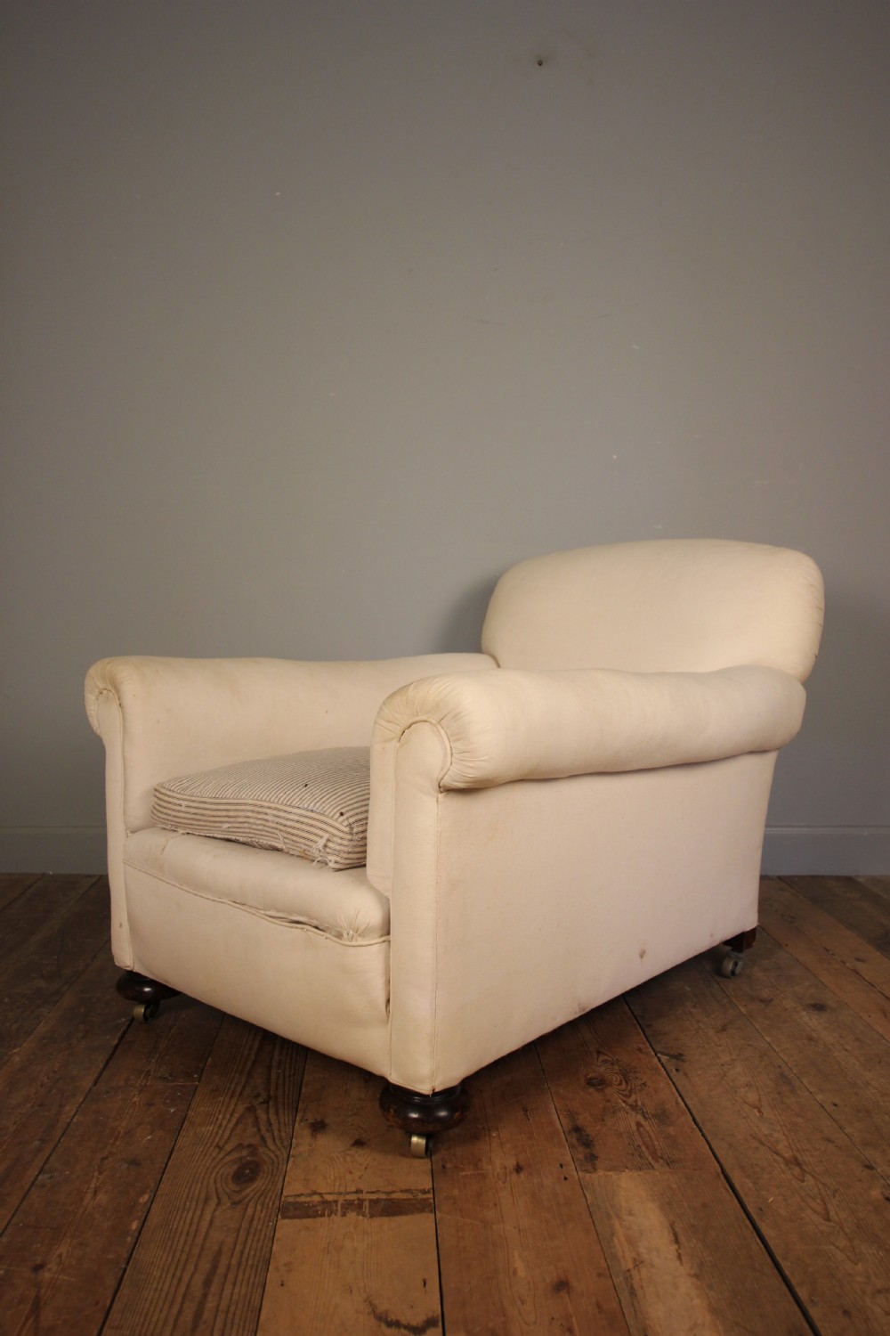 Large English Edwardian Club Chair View IV