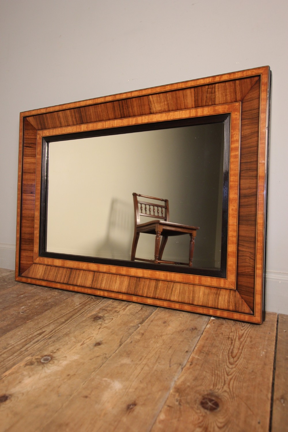 Edwardian Rosewood Cushion Mirror View II