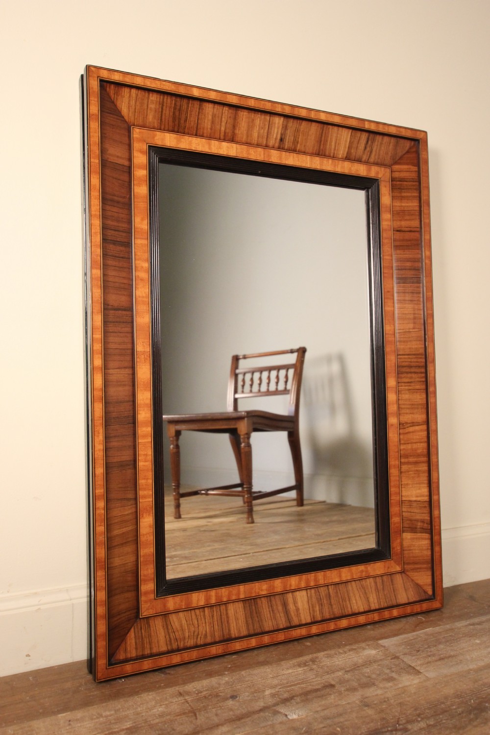 Edwardian Rosewood Cushion Mirror View III