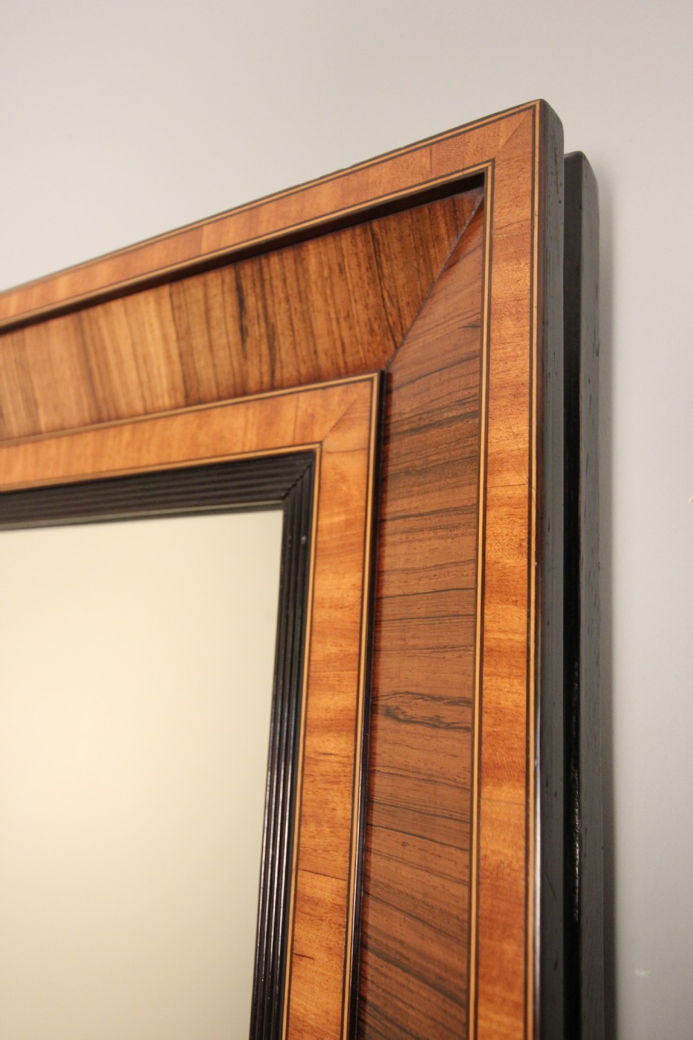 Edwardian Rosewood Cushion Mirror View IV