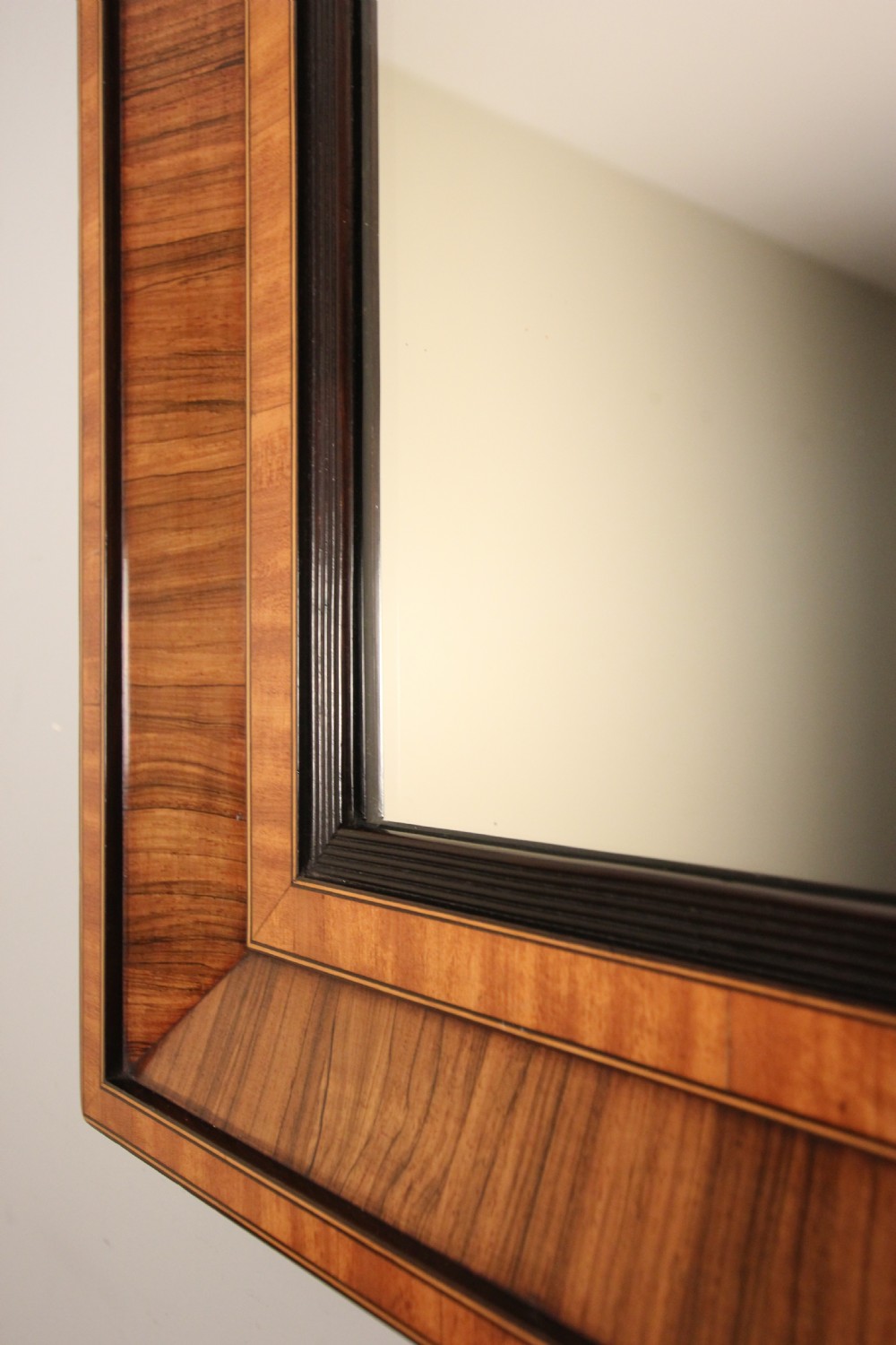 Edwardian Rosewood Cushion Mirror View VI