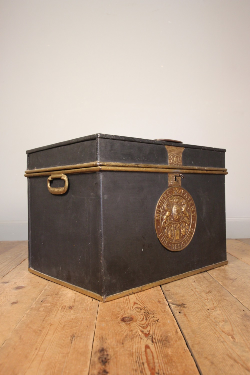 19th Century Milners Cast Iron Box Safe