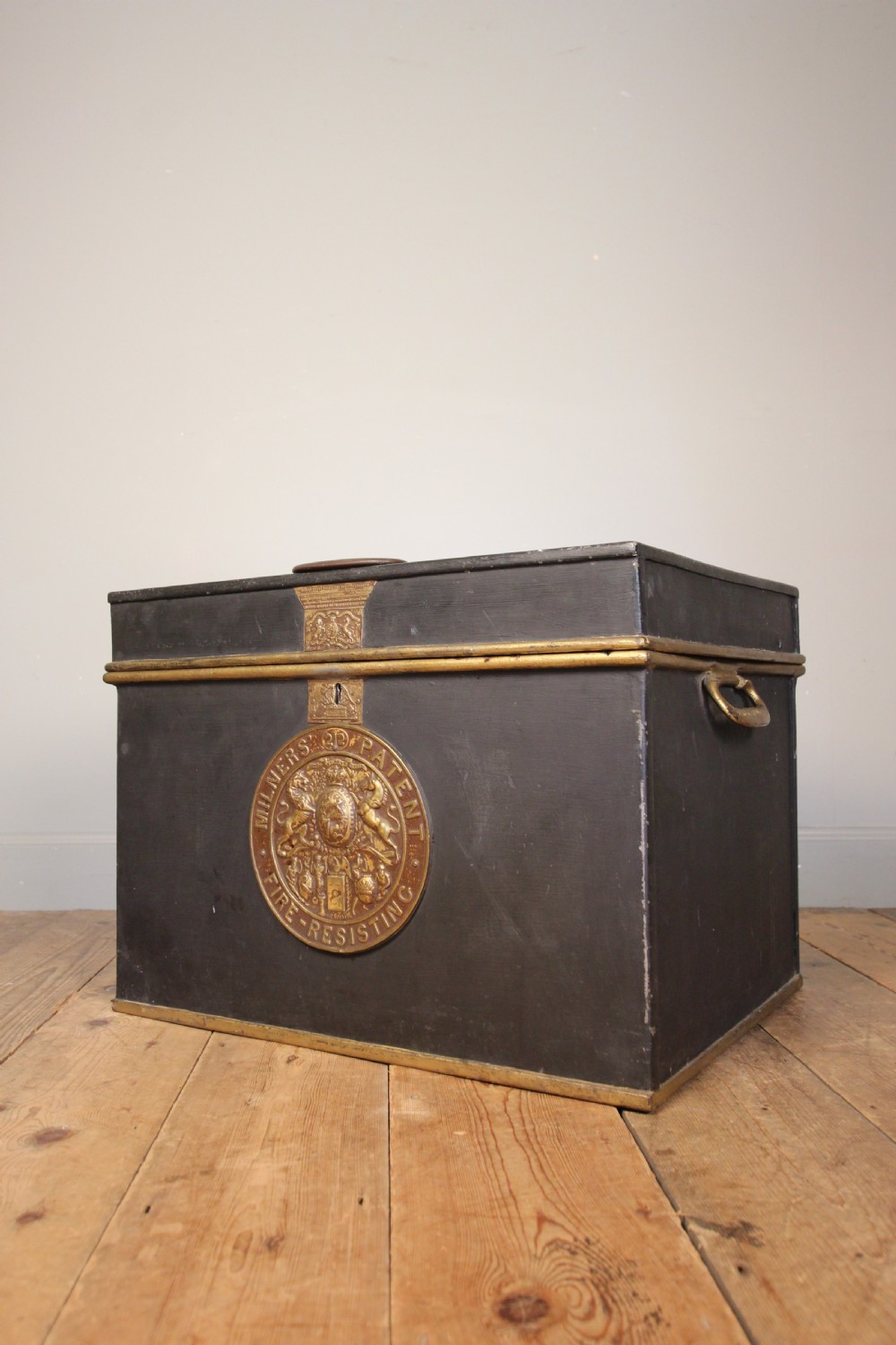 19th Century Milners Cast Iron Box Safe View II