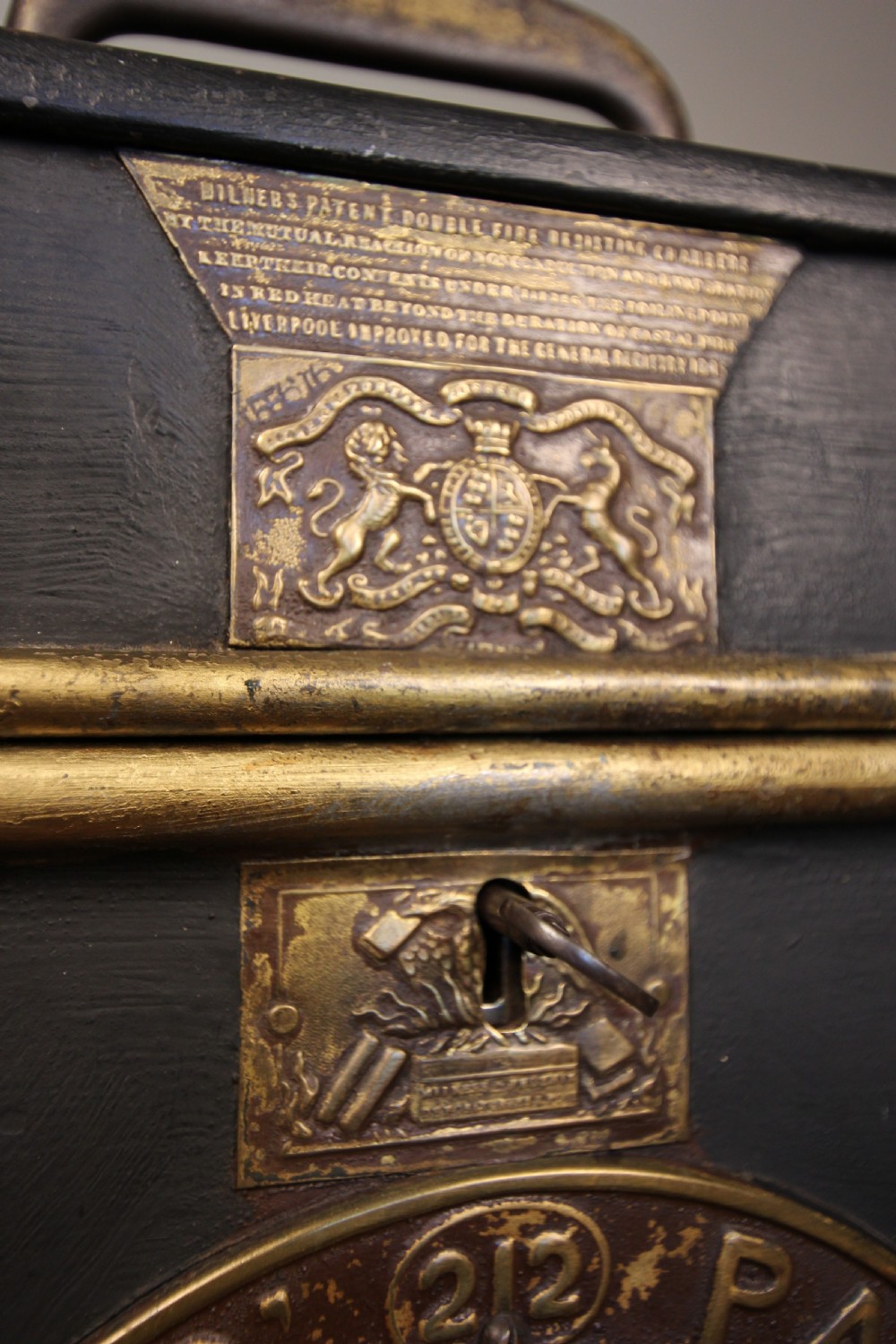 19th Century Milners Cast Iron Box Safe View VIII