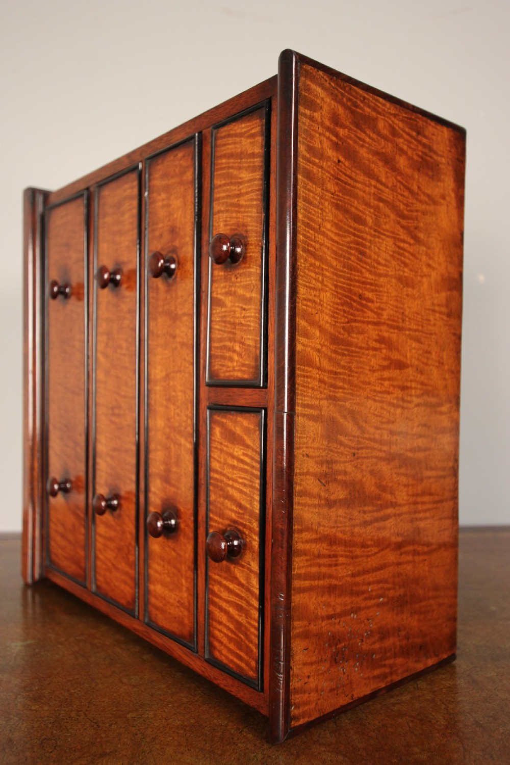 19th C Mahogany & Ebony Apprentice Chest View VIII