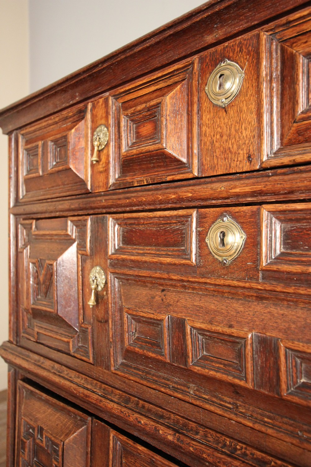 Charles II Oak Chest of Drawers View IV