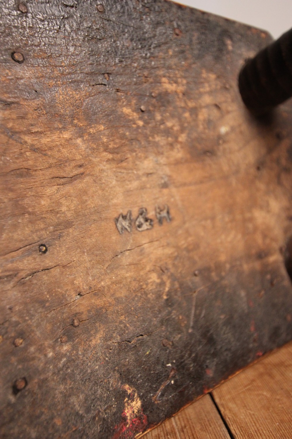 Primitive Elm & Ash Cutlers Stool View VII