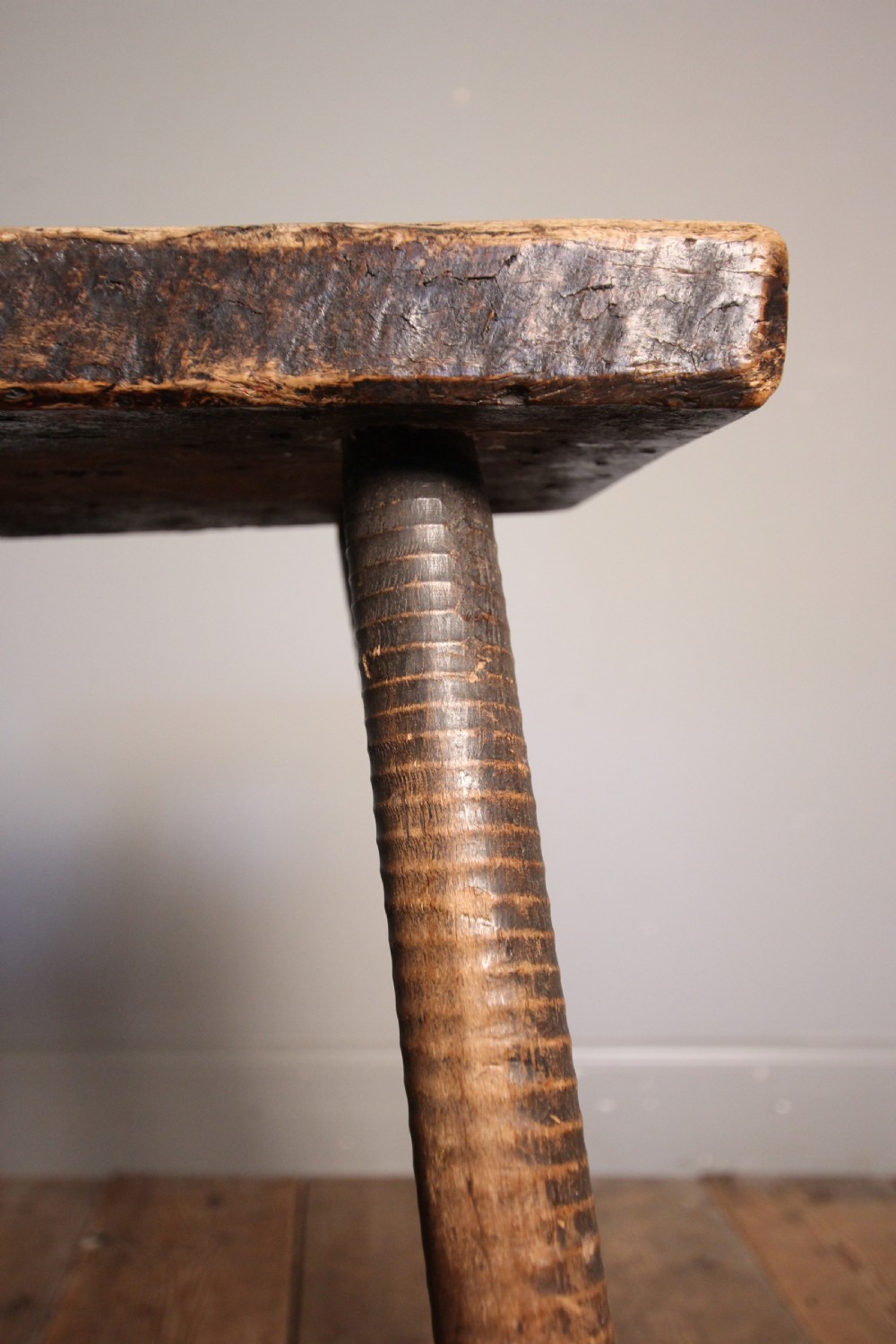 Primitive Elm & Ash Cutlers Stool View IX