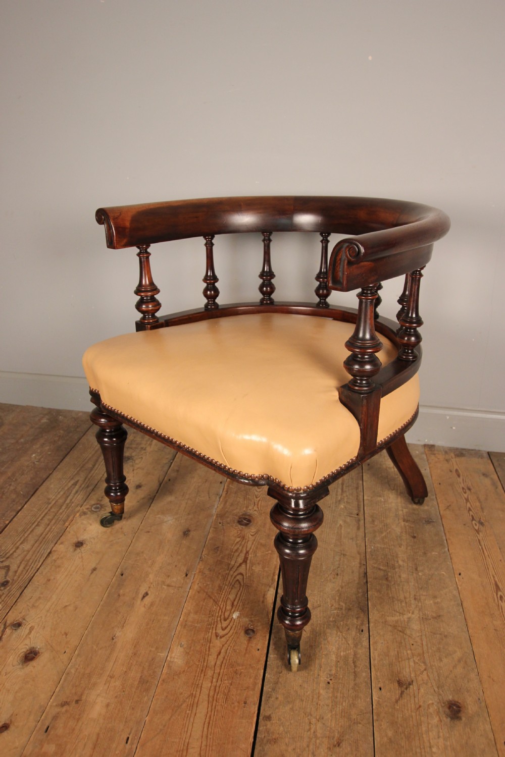 19th C Large Scale Office Library Chair View V
