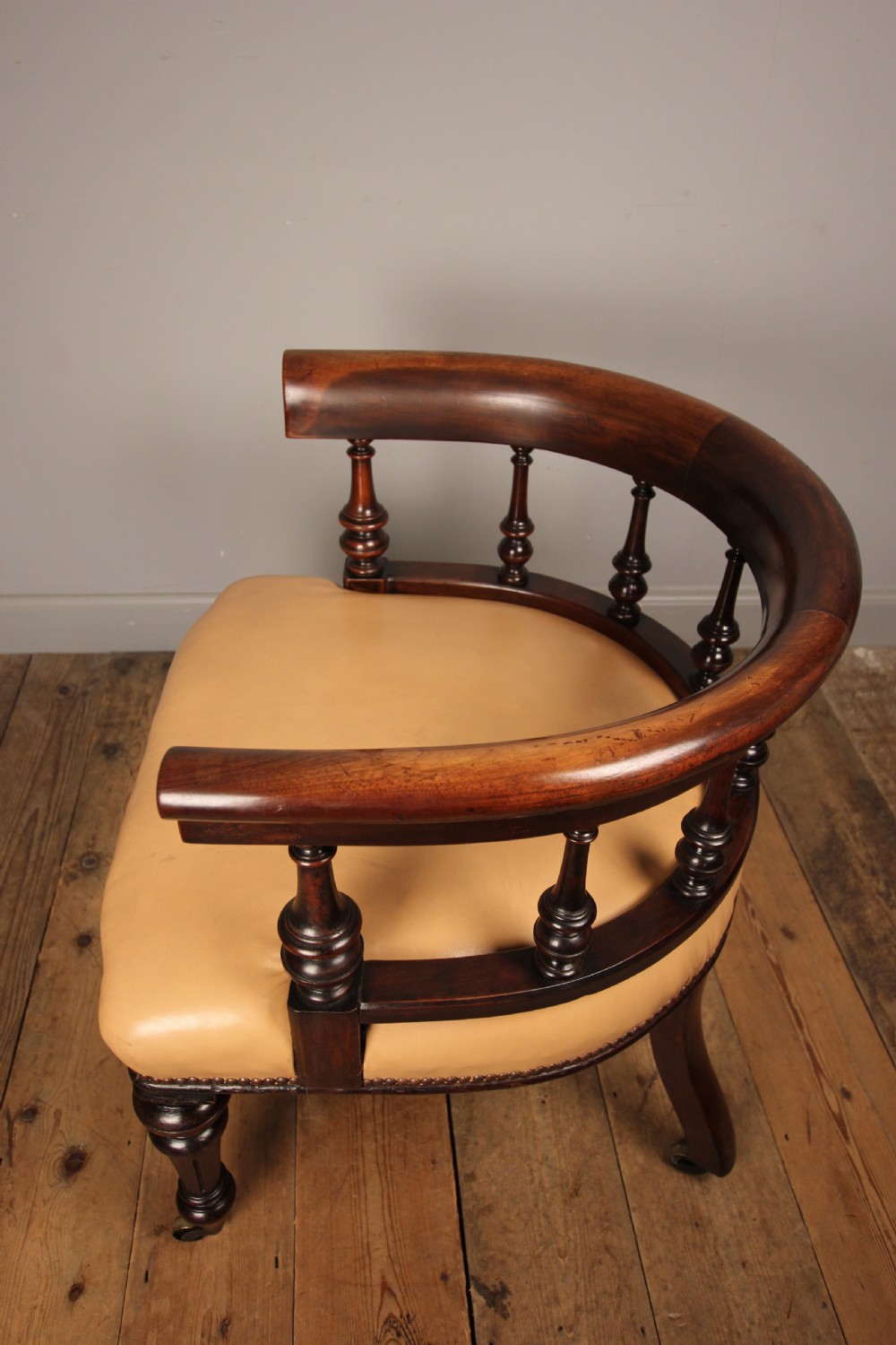 19th C Large Scale Office Library Chair View VI