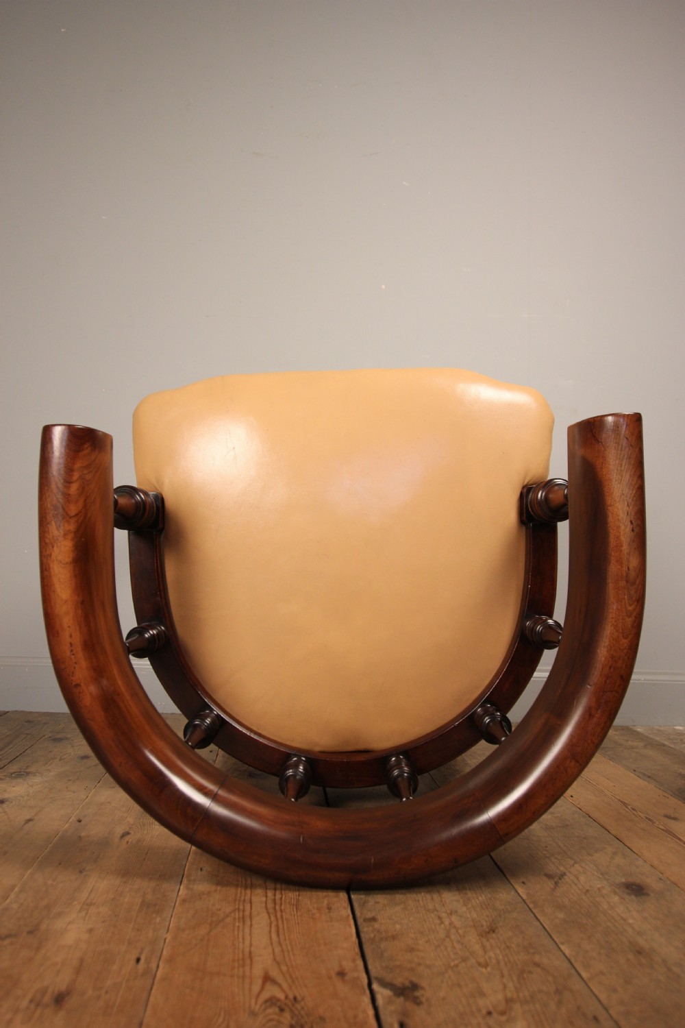19th C Large Scale Office Library Chair View VII
