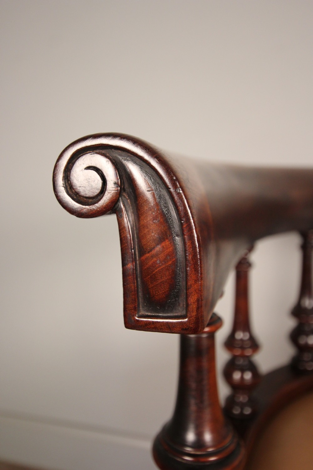19th C Large Scale Office Library Chair View IX