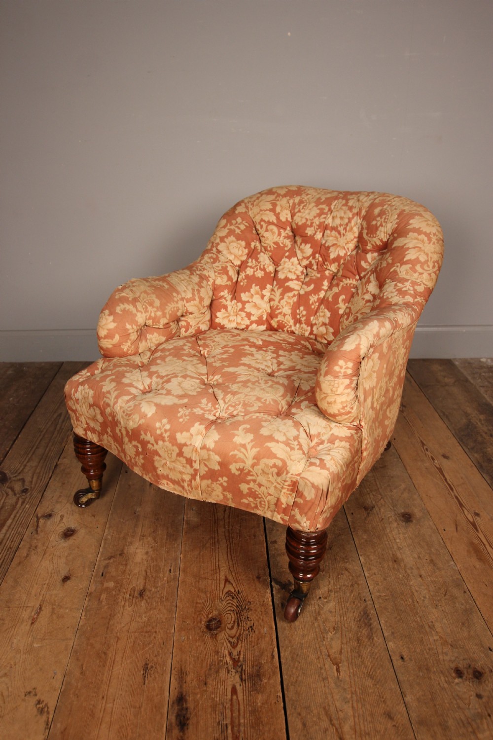 Lovely Quality Small Bedroom Chair in Howard & Sons Style View IV