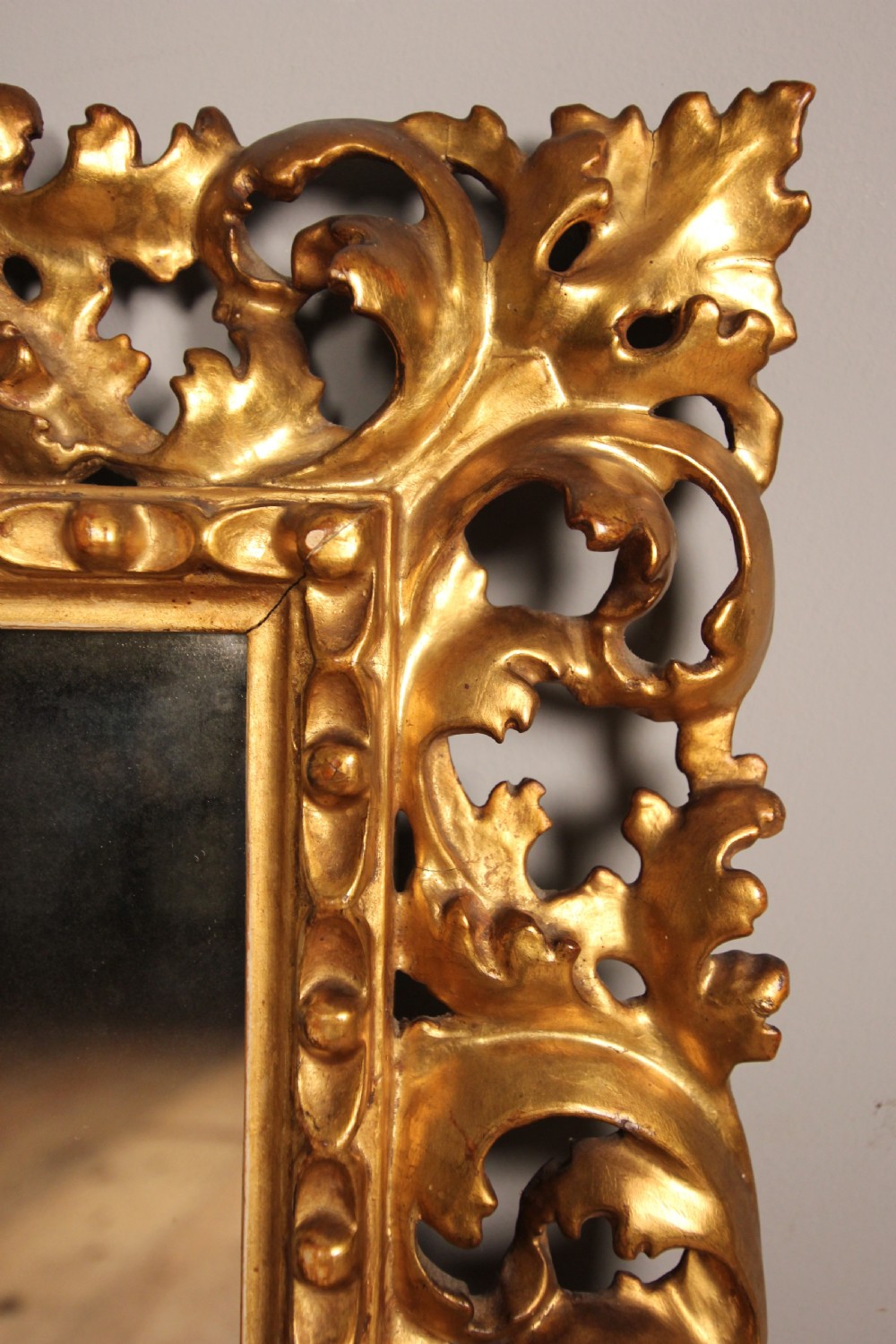 19th C Giltwood Florentine Mirror View III