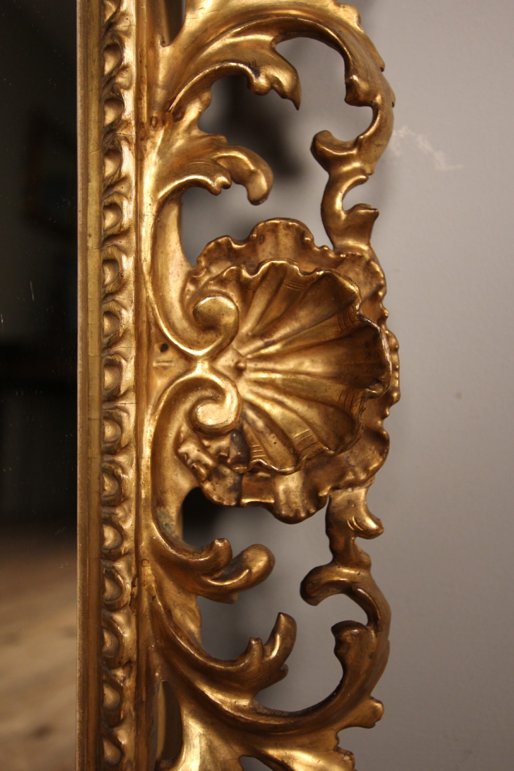 19th C Giltwood Florentine Mirror View V