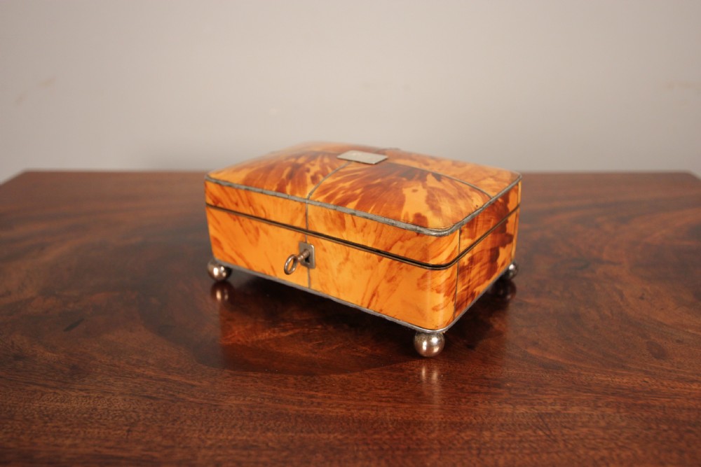 19th C Tortoiseshell Jewellery Box View II