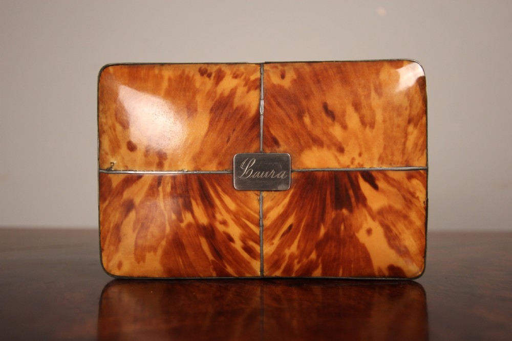 19th C Tortoiseshell Jewellery Box View IV