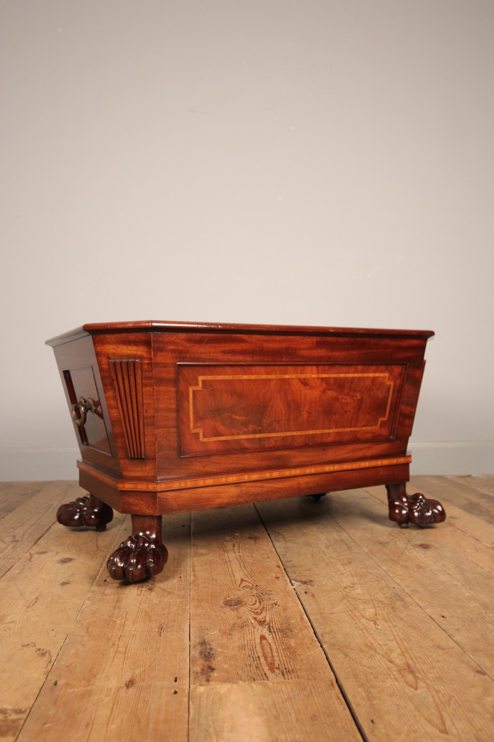 George III Mahogany Cellarette Wine Cooler View III