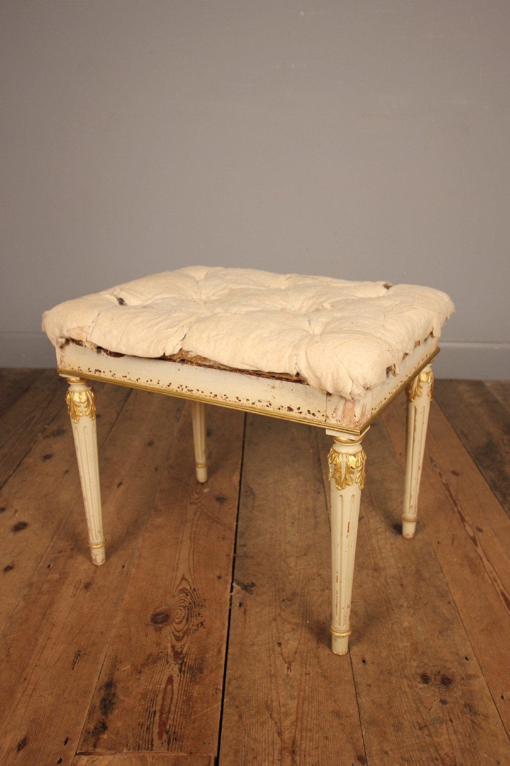 Edwardian Gilt and Gesso Stool View III