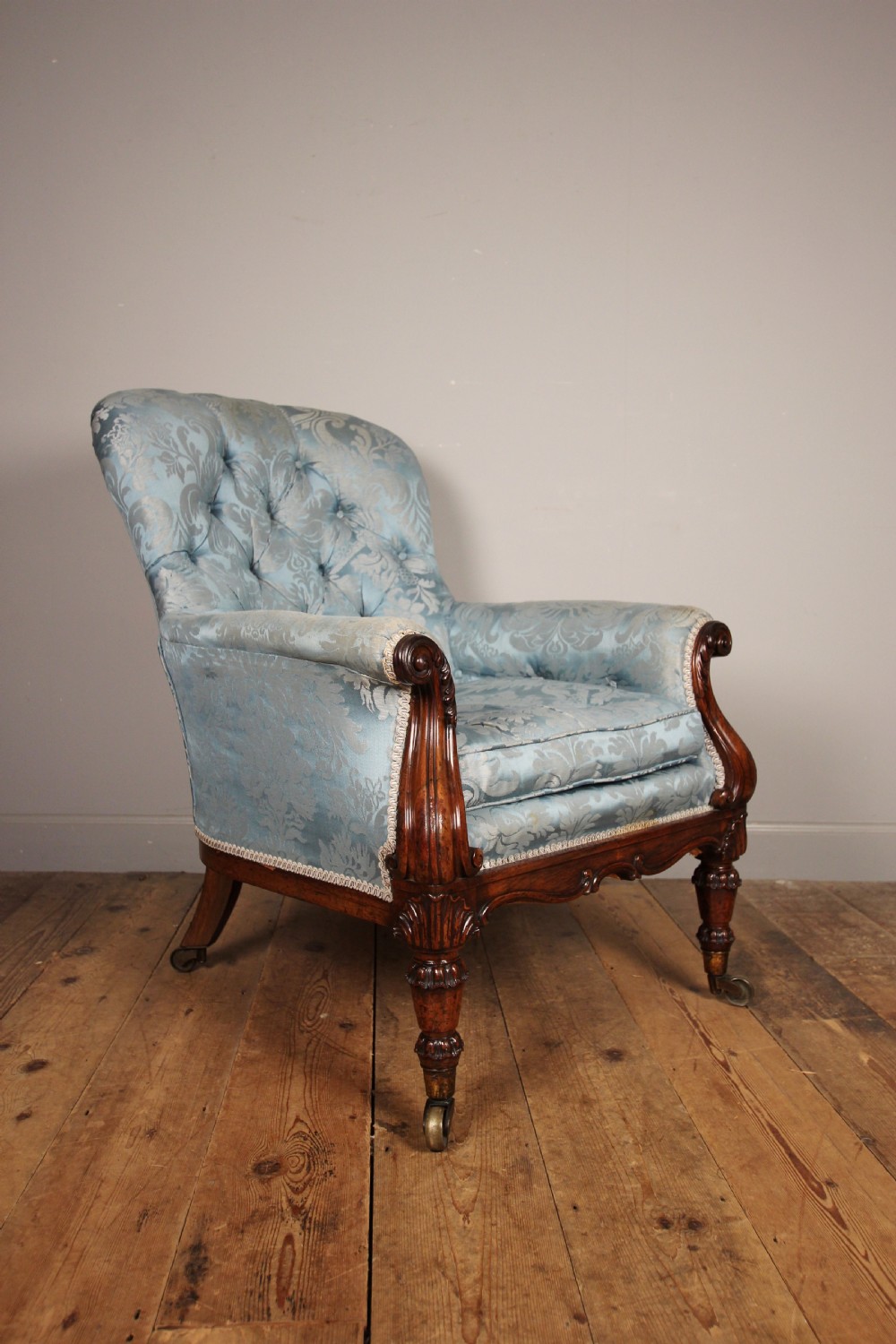 Stunning Gillows Rosewood Bergere Chair View II