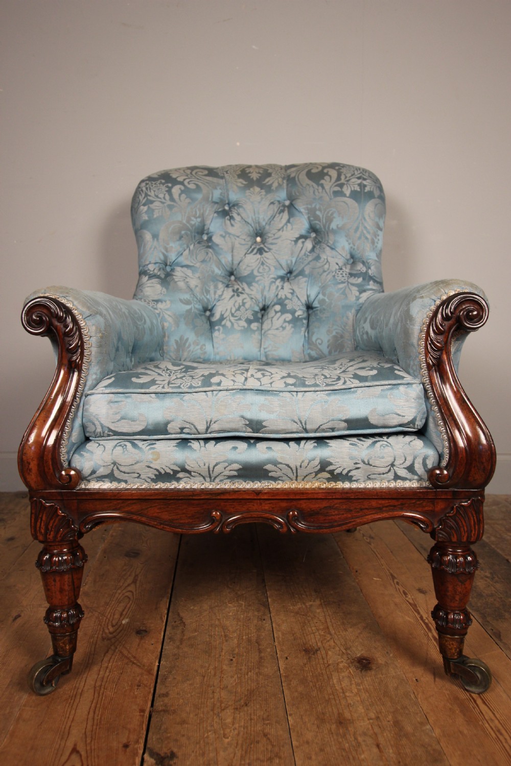 Stunning Gillows Rosewood Bergere Chair View III