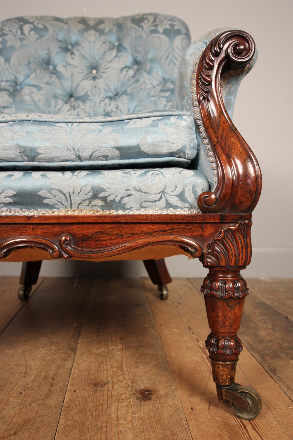 Stunning Gillows Rosewood Bergere Chair View IV