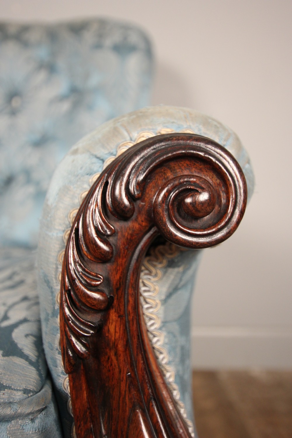 Stunning Gillows Rosewood Bergere Chair View V