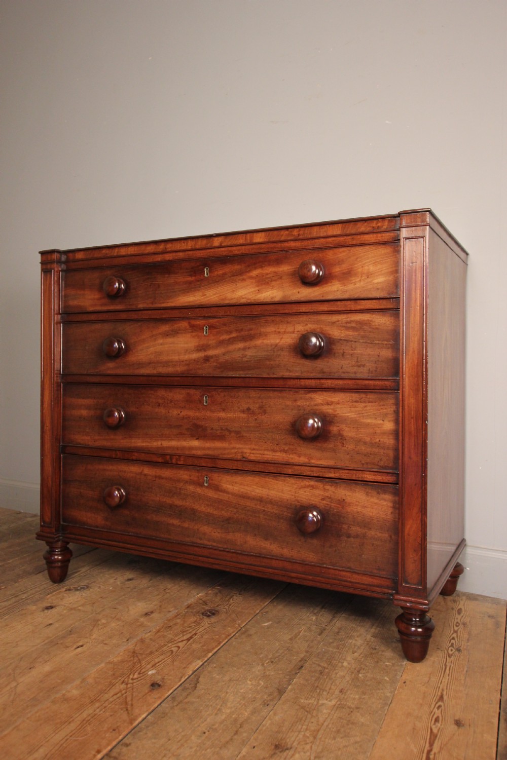 George IV Mahogany Chest of Drawers View X